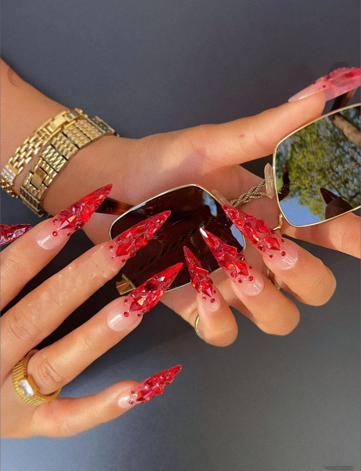 M0012-FLAMINGO Press-on Nails
