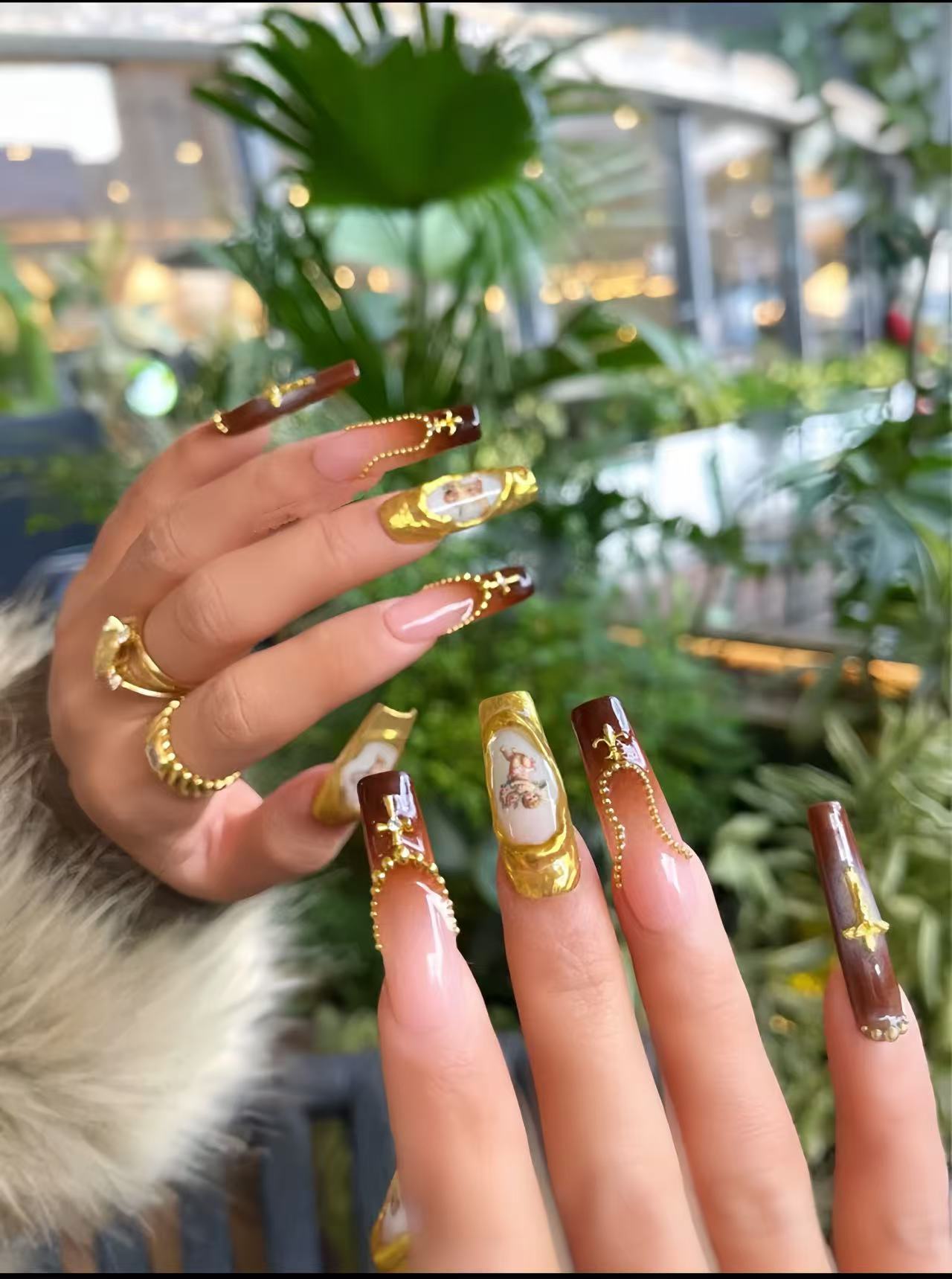 M0015-LITTLE ANGEL Press-on Nails