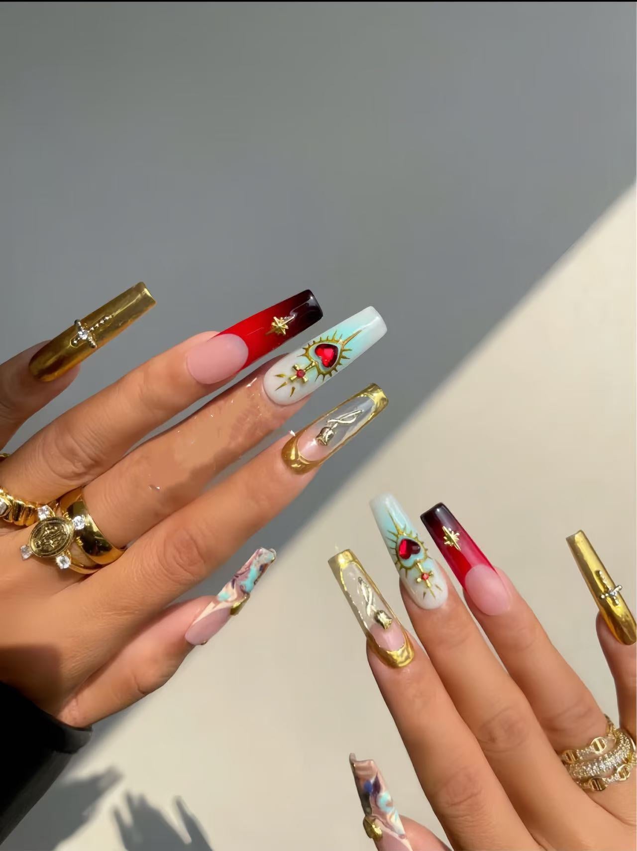 M0014-HALLELUJIAH Press-on Nails