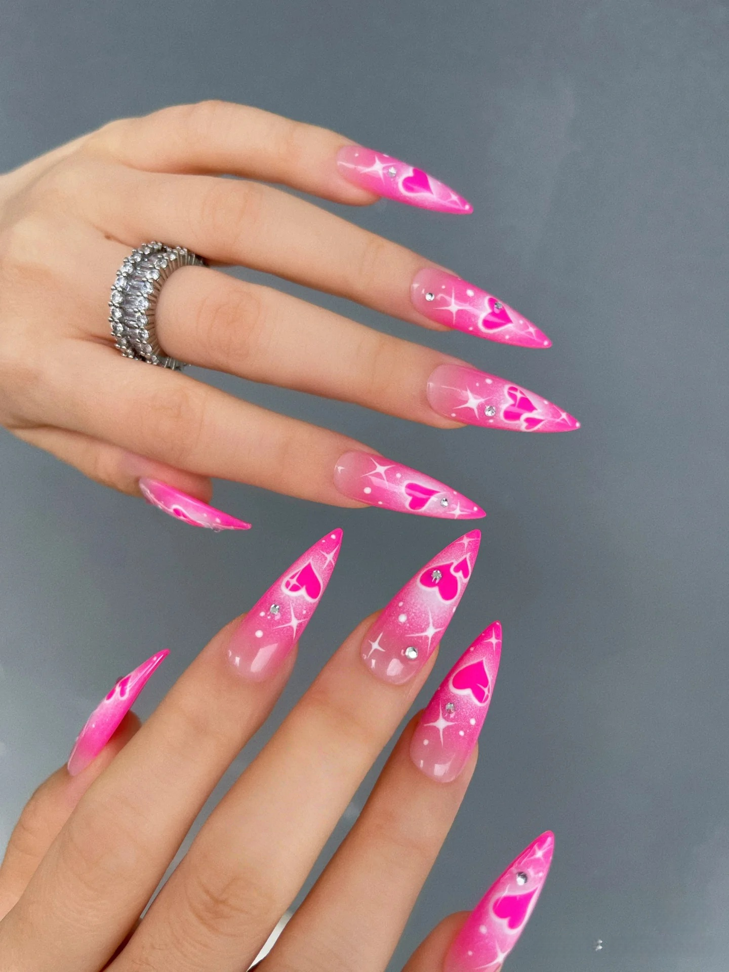 M0007-PINK LADY Press-on Nails