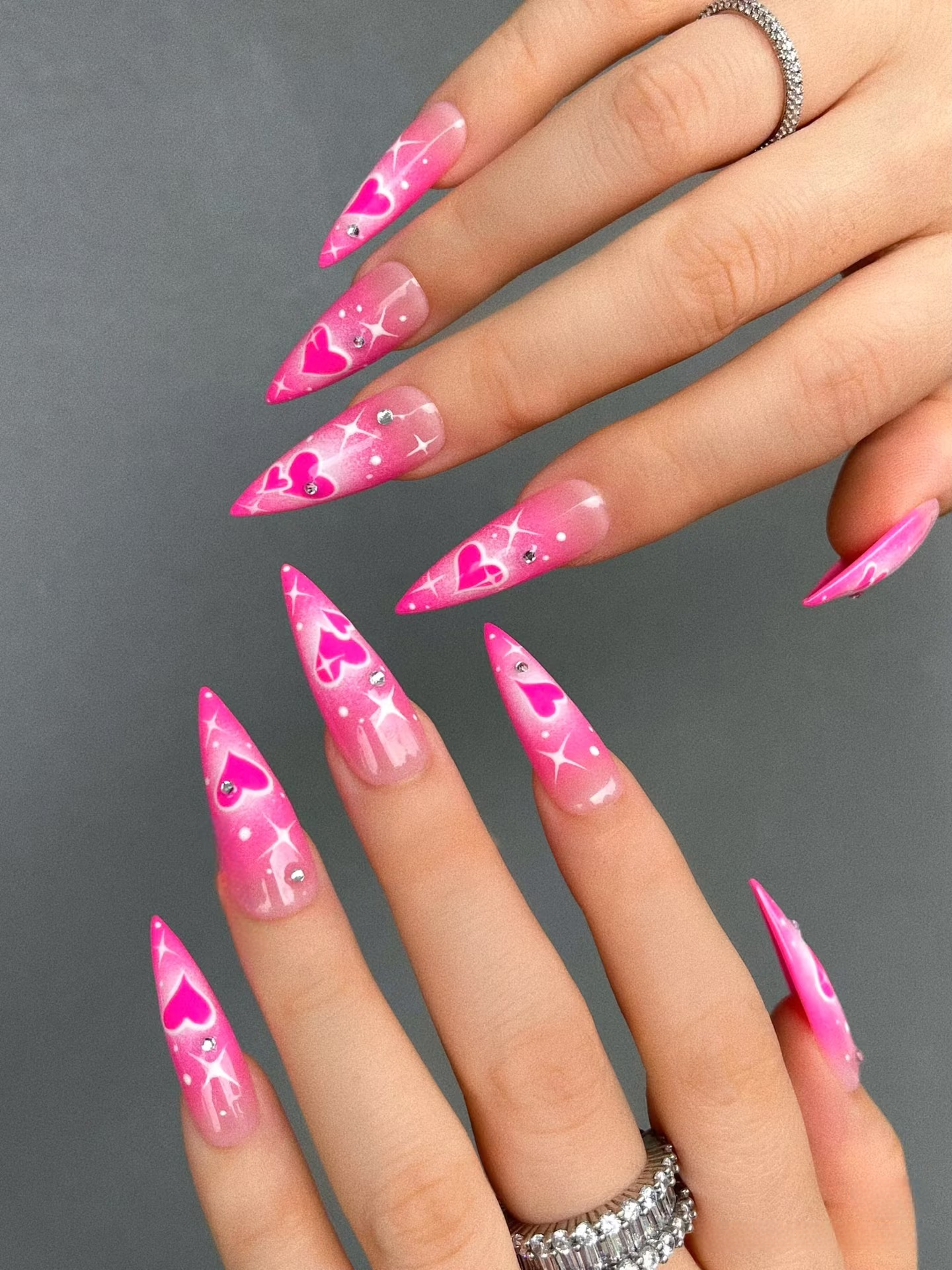 M0007-PINK LADY Press-on Nails