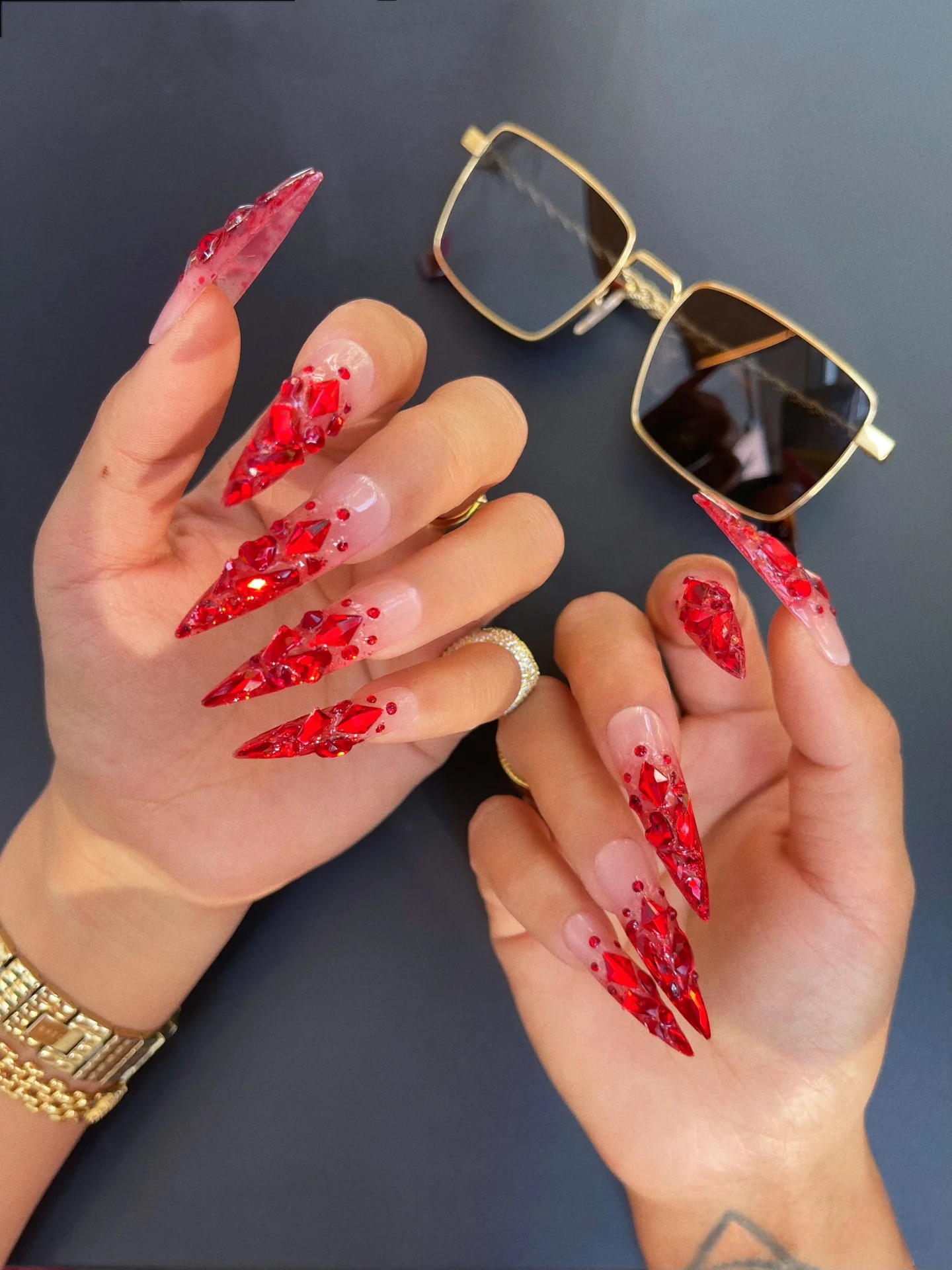 M0012-FLAMINGO Press-on Nails
