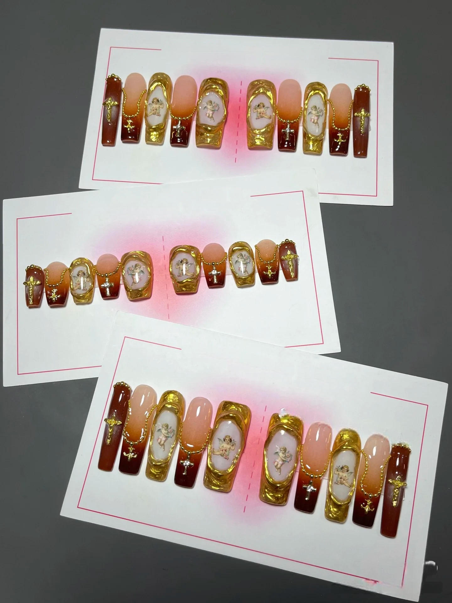 M0015-LITTLE  ANGEL Press-on Nails